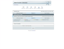 Tablet Screenshot of calendar.smcags.org